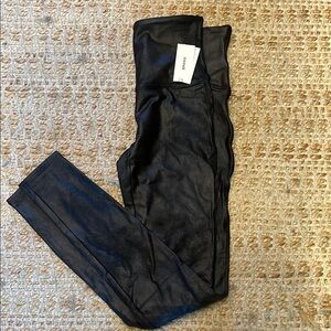 Spanx faux leather leggings NWT